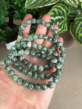 Green spotted bracelet