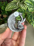 Silver Obsidian Fairy in Moon