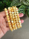 Orange Calcite Bracelets 8mm