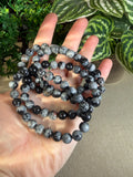Snowflake Obsidian Bracelets 8mm