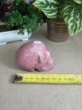 Rhodonite Skull