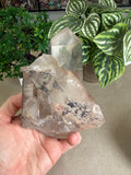 Quartz Cluster with Hematite inclusions