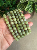 Light Green Jade Bracelets 8mm