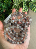 Black Tourmaline in Quartz bracelets 8mm