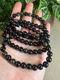Gold Obsidian Bracelets 8mm