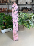 Peruvian Rhodonite Tower