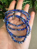 Faceted Lapis Bracelets