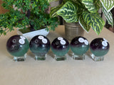 Watermelon Fluorite Spheres