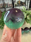 Watermelon Fluorite Spheres