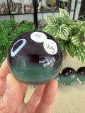 Watermelon Fluorite Spheres