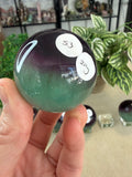 Watermelon Fluorite Spheres