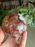 Fire Quartz and Golden Healer Sphere