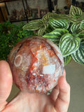 Fire Quartz and Golden Healer Sphere