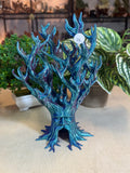 Colour changing crystal tree display