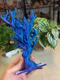 Colour changing crystal tree display