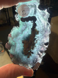 Fluorite with Pyrite Slices