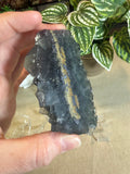 Fluorite with Pyrite Slices