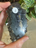 Fluorite with Pyrite Slices