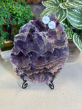 Chevron Amethyst Slice from Uruguay