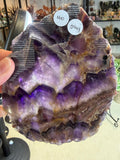 Chevron Amethyst Slice from Uruguay