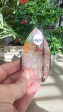 Fire Quartz and golden healer free forms