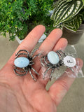 Crystal Spider Brooches