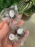 Crystal Spider Brooches