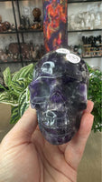 Chevron Amethyst skull