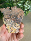 Vanadinite with Black Barite Roses