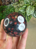 Plum Blossom Jasper Sphere