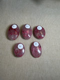 Ice Rhodonite Palm Stones