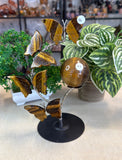 Tiger Eye Butterfly Sphere stand