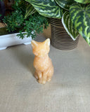 Orange Calcite Cat