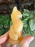 Orange Calcite Cat