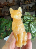 Orange Calcite Cat
