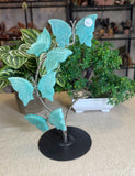 Amazonite Butterfly Sphere Stand