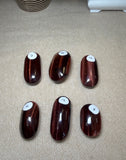 Red Tiger Eye Palm Stones