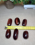 Red Tiger Eye Palm Stones