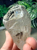 Raw Quartz with Black rutile and black mica