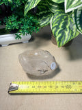 Raw Quartz with Black rutile and black mica
