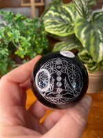 Obsidian Chakra sphere