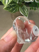 Clear Quartz Hearts