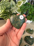 Emerald Jasper Hearts