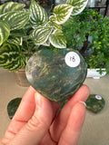 Emerald Jasper Hearts