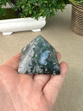 Moss Agate Pyramid