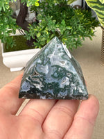 Moss Agate Pyramid