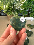 Emerald Jasper Hearts