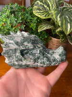 Green Spotted Jasper Dragon Head