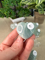 Green Moonstone Hearts