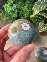 Turquoise with Quartz Sphere